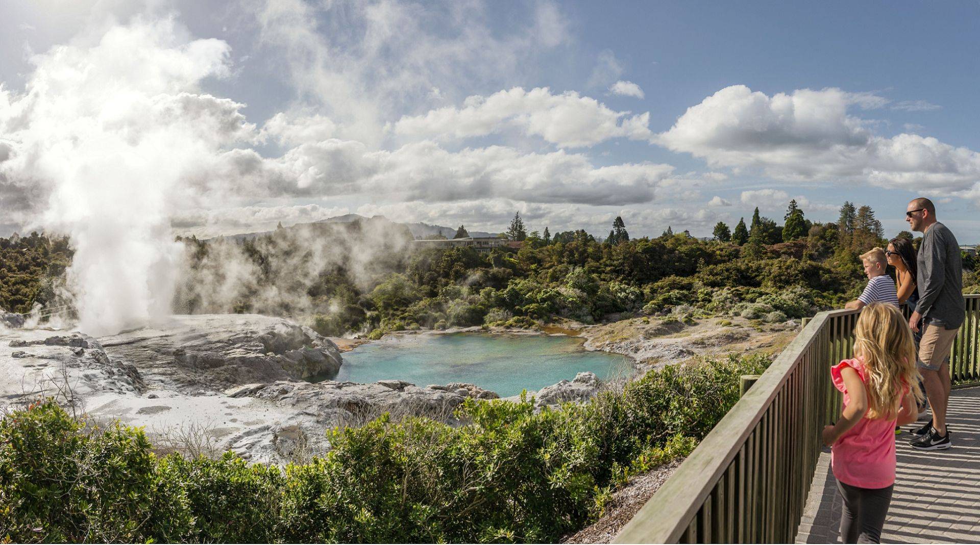 Geothermal pool in Rotorua